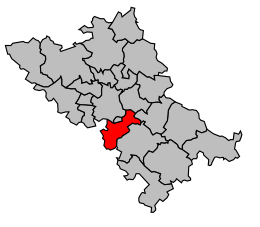 Cantone di Castanet-Tolosan – Mappa
