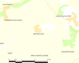 Mapa obce Maffrécourt