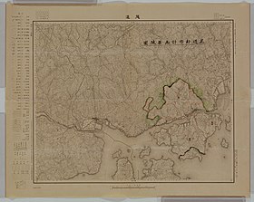 1929年 尾道都市計画区域図