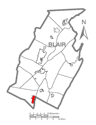Claysburg – Mappa