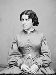 Anna Elizabeth Dickinson, between 1855 and 1865