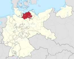 Stato libero di Meclemburgo-Schwerin - Localizzazione
