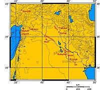 Mapo de Mezopotamio.
