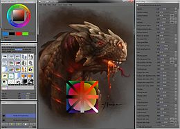 schermata di MyPaint versione 0.9.0