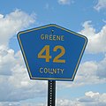 County Route 42, Coxsackie, Greene County, NY: Jul 2015