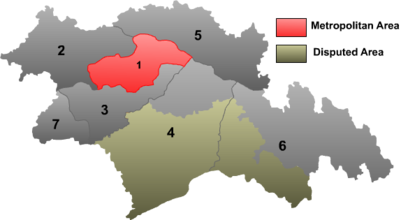 Dělení prefektury Ňingthri