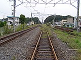 旧大網駅跡（2005年10月）