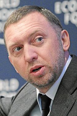 Oleg Deripaska Maailman talousfoorumin tapaamisessa 2011.