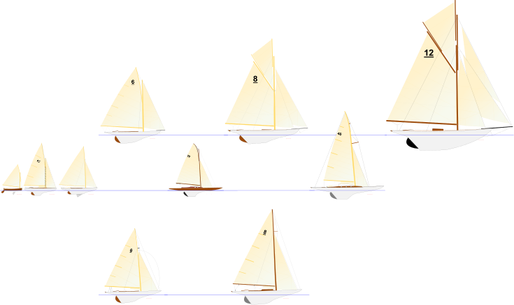 Some of the 1920 Olympic classes