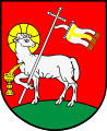 Powiat Wieluński mit Aderlass und Kirchenfahne