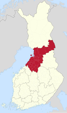 Ostrobotnia del Nord - Localizazion