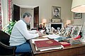Writing the 1987 State of the Union address in the Residence