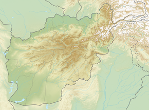 Reliefkarte: Afghanistan