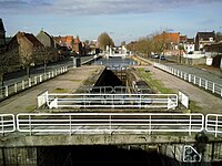 Écluse numéro 11 du Galon d’eau à Roubaix.