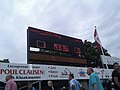 Scorebord, foto gemaakt in 2013.