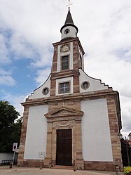 The church in Souffelweyersheim