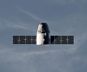 Dragon kapseli lähestyy ISS:ää 10. lokakuuta 2012