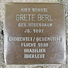 Stolperstein für Grete Berl geb. Rosenbaum