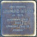 Stolperstein für Siegmund Gerson (Blaubach 67)