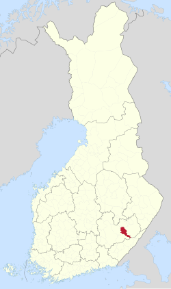 Location of Sulkava in Finland