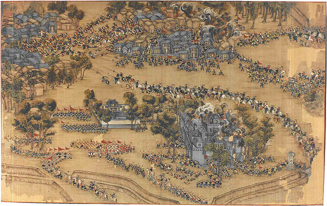 Description de l'image Taiping break out of the Qing encirclement at Fucheng.jpg.