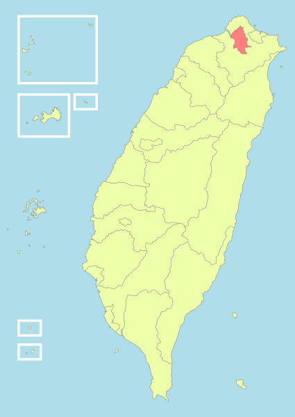 Билэ:Taiwan ROC political division map Taipei City.svg