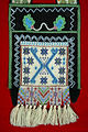Ojibwa bandolier bag detail, c. 1900, in the collection of The Children's Museum of Indianapolis