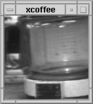 La cafetière filmée par la première webcam.