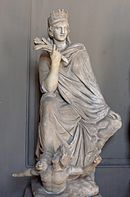 La Tyché d'Antioche. Marbre, copie romaine d'un original grec en bronze du Ier siècle av. J.-C..