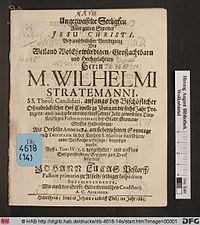 Ungezweifelte Seeligkeit Aller guten Streiter Jesu Christi... Ebel: Hildesheim, 1685