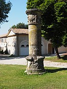 Colonna nel giardino