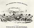 Image 30Detail from cover of The Celebrated Negro Melodies, as Sung by the Virginia Minstrels, 1843 (from Origins of the blues)