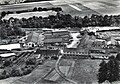 Vue aérienne de la fonderie (usine du bas) sans date (années 1930 ?)