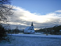 Vuollerims kyrka i oktober 2005