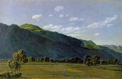 Vue de la vallée de Kreuth, ca 1810