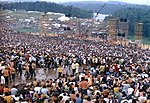 Bühne des Woodstock-Festivals