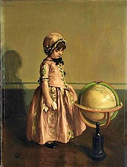 Infant with Globe