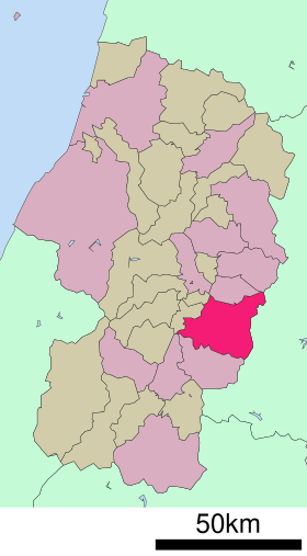 Localização de Yamagata