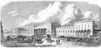 Basel Centralbahnhof in 1861