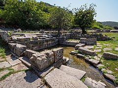 Quelle in der Agora, antikes Thermo