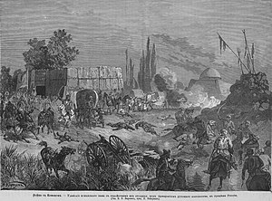 Всемирная иллюстрация: Бегство кокандского хана из Коканда, 1875 год