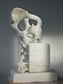 09Inner View to the Bone, marble, 18"h x8"w x6'd
