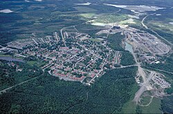 Vista aérea de Boliden