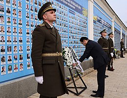 Kishida visiting The Wall of Remembrance of the Fallen for Ukraine 20230321ukraine 16.jpg