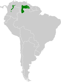 Distribución de Amazilia viridigaster
