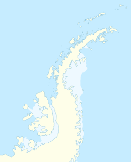 Mappa di localizzazione: Penisola Antartica