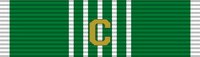 Army Commendation Ribbon with "C" Device