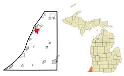 Location of Fair Plain within Berrien County, Michigan