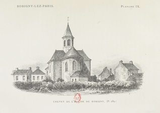 Chevet de l'église de Bobigny.