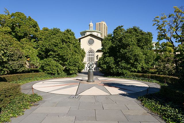 Plaza in front of the Laboratory Building